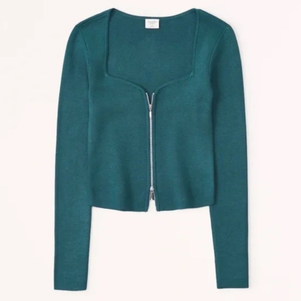 Abercrombie & Fitch Zip Cardigan Sweater